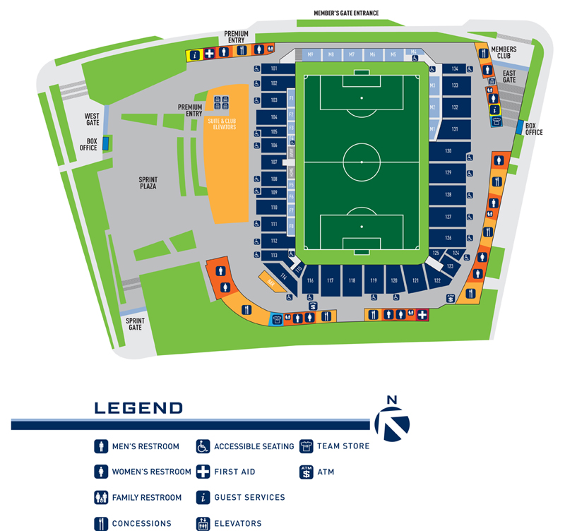 LSP Concourse Map